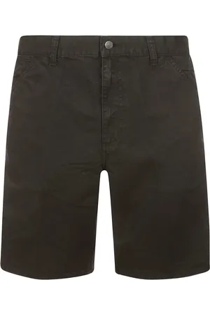Carhartt Szorty, Mężczyzna, Czarny, W33, Czarne bermudy z bawełny z kieszeniami