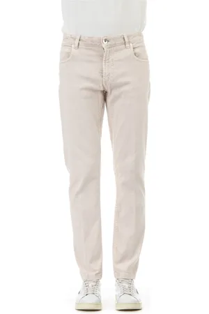ELEVENTY Jeansy, Mężczyzna, Beżowy, W31, Denim, Beżowe Jeansyy Denim
