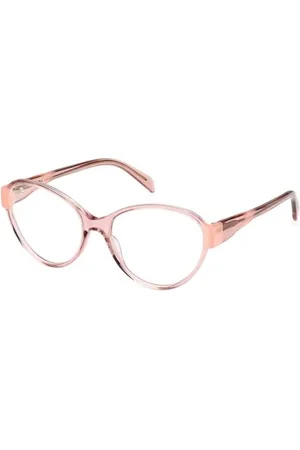Emilio Pucci Akcesoria, Kobieta, Różowy, ONE SIZE, Wielokolorowe Oprawki Stylowe Okulary