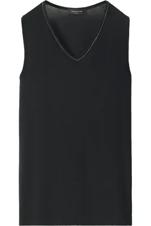 Fabiana Filippi Koszulki, Kobieta, Szary, M, Stylowy Top Crep dla Ciebie