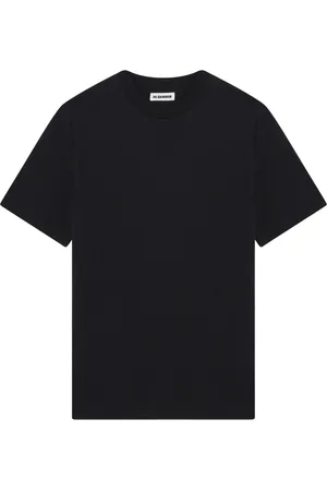 Jil Sander Koszulki, Mężczyzna, Niebieski, S, Bawełna, T-shirt z krótkim rękawem i okrągłym dekoltem
