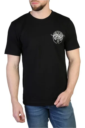 OFF-WHITE Koszulki, Mężczyzna, Czarny, S, Bawełna, Logo Cotton T-shirt