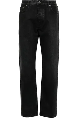 OFF-WHITE Jeansy, Mężczyzna, Czarny, W30, Denim, Vintage Czarne Jeansyy Denim Stonewashed