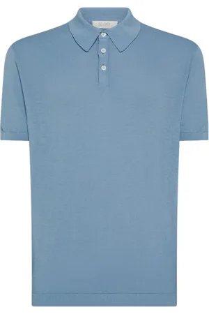 SEVENTY BY SERGIO TEGON Koszulki, Mężczyzna, Niebieski, XL, Niebieskie Polo T-shirty i Pola
