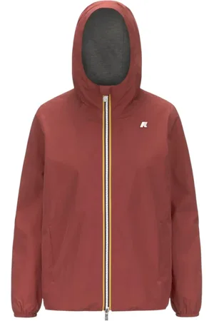 K-Way Kurtki, Kobieta, Czerwony, S, Czerwony Płaszcz Marguerite Jersey