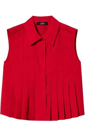 ACTITUDE Bluzki, Kobieta, Czerwony, S, Czerwona Koszula Damska, Casual i Chic