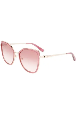 Salvatore Ferragamo Akcesoria, Kobieta, Różowy, ONE SIZE, Eleganckie Wielokolorowe Metalowe Okulary Przeciwsłoneczne