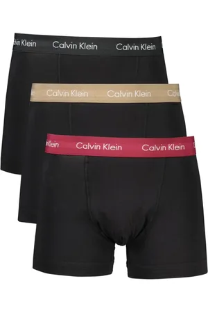 Calvin Klein Bielizna, Mężczyzna, Czarny, S, Bawełniane Bokserki Trio z Logo
