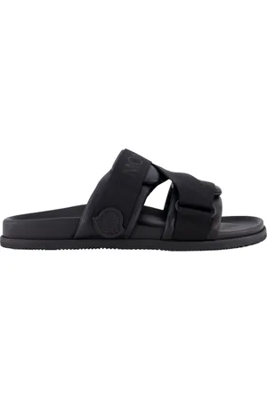 Moncler Buty, Mężczyzna, Czarny, 41 EU, Letnie Sandały dla Mężczyzn