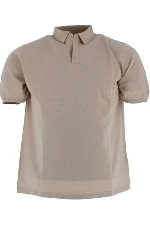 MC2 SAINT BARTH Koszulki, Mężczyzna, Beżowy, S, Bawełna, Beżowy Polo Shirt Bawełna Krótkie Rękawy