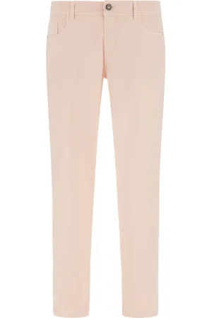 Boggi Milano Jeansy, Mężczyzna, Różowy, W38, Dżinsy z elastycznego bawełny/Tencel