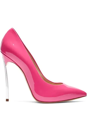 Casadei Buty, Kobieta, Różowy, 39 EU, Skóra, Lakierowane szpilki Blade Pump w kolorze fuksji