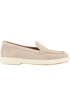 santoni Buty, Kobieta, Beżowy, 39 1/2 EU, Beżowe Mokasyny dla Kobiet