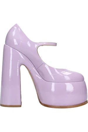 Casadei Buty, Kobieta, Fioletowy, 37 EU, Skóra, Liliowe szpilki z obcasem