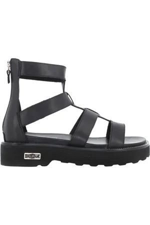 Cult Buty, Kobieta, Czarny, 37 EU, Ziggy Skórzane Sandały