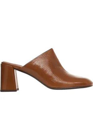 Billi Bi Buty, Kobieta, brązowy, 38 EU, Brązowe Lakierowane Sabot Obcasy