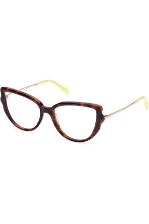 Emilio Pucci Akcesoria, Kobieta, brązowy, ONE SIZE, Brązowe Okulary Stylowa Oprawka