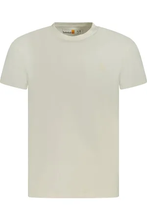 Timberland Koszulki, Mężczyzna, Beżowy, M, Crew Neck T-Shirt