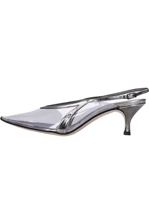 Casadei Buty, Kobieta, Szary, 37 EU, Skóra, Czółenka Slingback