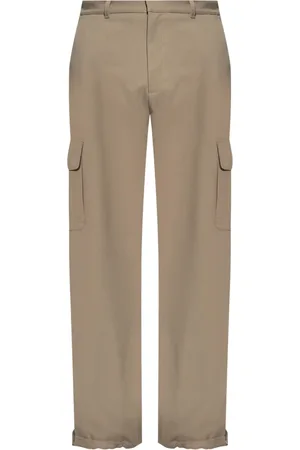 OFF-WHITE Spodnie, Mężczyzna, Zielony, M, Spodnie z Kieszeniami