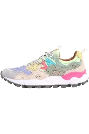 Flower Mountain Buty, Kobieta, Wielobarwność, 40 EU, Szare Sneakersy na Górskie Przygody