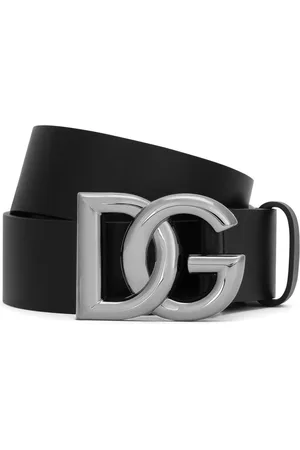 Dolce & Gabbana Akcesoria, Mężczyzna, Czarny, 95 CM, Belts