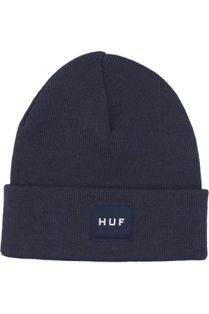 Huf Akcesoria, Mężczyzna, Niebieski, ONE SIZE, Navy Beanie Hat Set Box