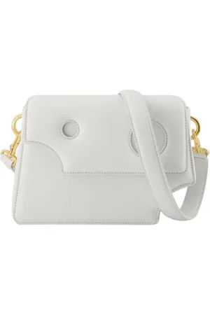 OFF-WHITE Torebki, Kobieta, Biały, ONE SIZE, Skóra, Burrow 24 Bag