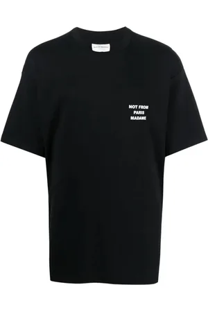Drôle de Monsieur Koszulki, Mężczyzna, Czarny, M, Slogan T-shirty i Pola