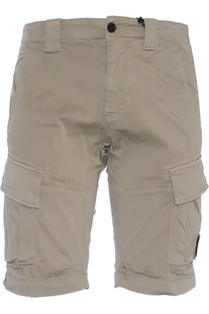 C.P. Company Szorty, Mężczyzna, Beżowy, M, Bawełna, Vintage Khaki Cargo Shorts