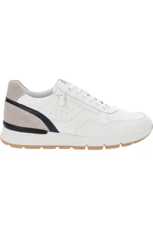 Nero Giardini Buty, Mężczyzna, Biały, 41 EU, Męskie Skórzane Sneakersy