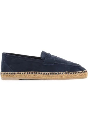 Castaner Buty, Mężczyzna, Niebieski, 44 EU, Zamsz, Niebieskie Espadryle z Maską z Zamszu