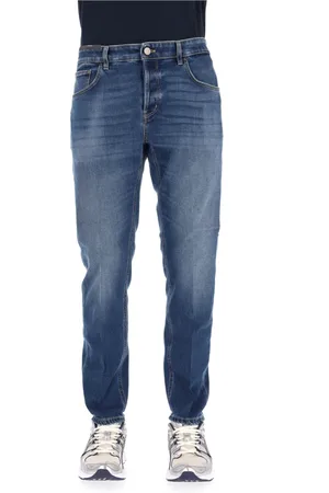 PT Torino Jeansy, Mężczyzna, Niebieski, W31, Komfortowe dżinsy Tapered Fit