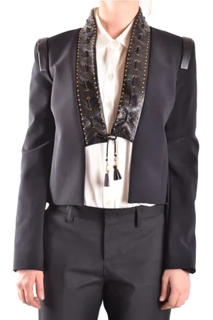 Elisabetta Franchi Kurtki, Kobieta, Czarny, S, Elegancka marynarka typu blezer