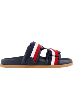 Moncler Buty, Mężczyzna, Niebieski, 43 EU, Letnie Sandały dla Mężczyzn