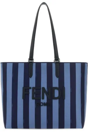 Fendi Torebki, Mężczyzna, Niebieski, ONE SIZE, Nocna Niebieska Torba Shopper