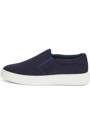 Boggi Milano Buty, Mężczyzna, Niebieski, 42 EU, Zamsz, Suede Slip-Ons