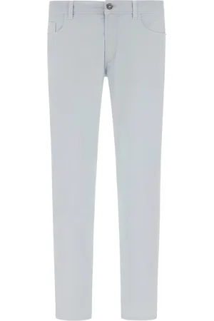 Boggi Milano Jeansy, Mężczyzna, Niebieski, W33, Dżinsy z elastycznego bawełny/Tencel
