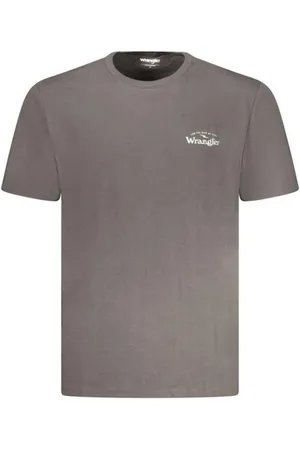 Wrangler Koszulki, Mężczyzna, Czarny, 2XL, T-shirt z Graficznym Nadrukiem i Okrągłym Dekoltem