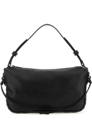 OFF-WHITE Torebki, Mężczyzna, Czarny, ONE SIZE, Skóra, Skórzana torba na ramię Biker Tire