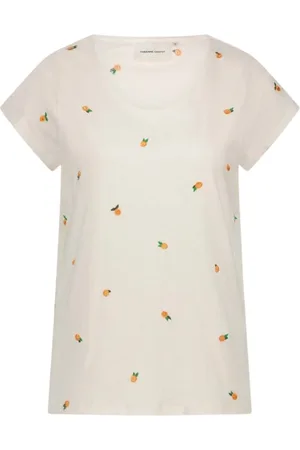 Fabienne Chapot Koszulki, Kobieta, Biały, XL, Phil Round V T-Shirt