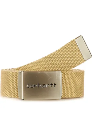 Carhartt Akcesoria, Mężczyzna, Beżowy, ONE SIZE, Poliester, Brązowy Pasek z Tkaniny