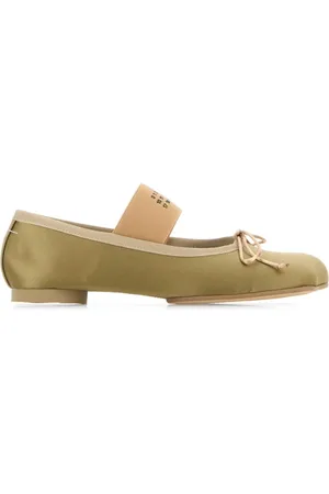 Maison Margiela Buty, Kobieta, Zielony, 41 EU, Sage Fabric Atomic Ballerinas