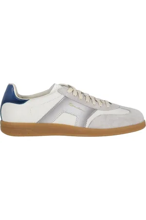 santoni Buty, Mężczyzna, Biały, 43 1/2 EU, Białe Buty Sportowe Olympic Sneak