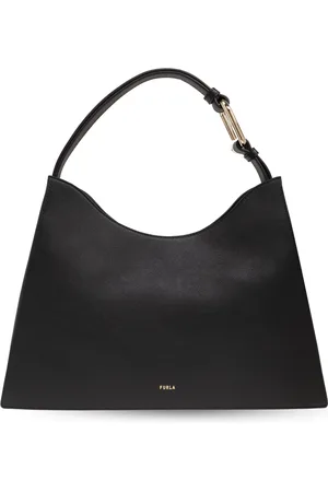 Furla Torebki, Kobieta, Czarny, ONE SIZE, Skóra, Nuvola Large Hobo Bag