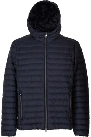 Geox Kurtki, Mężczyzna, Niebieski, XL, Nylon, Miejska kurtka puchowa