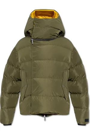 Dsquared2 Kurtki, Mężczyzna, Zielony, M, Kurtka puchowa z kapturem