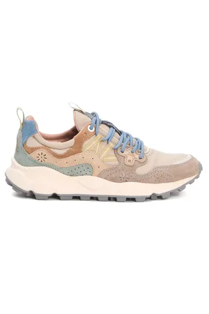 Flower Mountain Buty, Kobieta, Wielobarwność, 37 EU, Stylowe buty dla kobiet w kolorze taupe i błękitnym