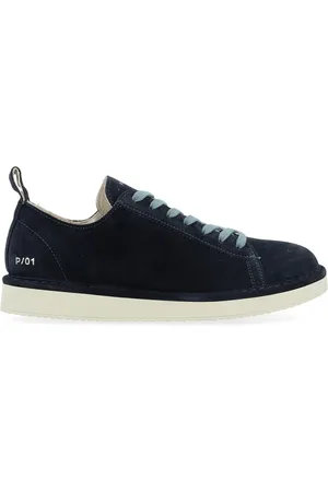 Panchic Buty, Mężczyzna, Niebieski, 44 EU, Suede Night Buty na sznurowadła