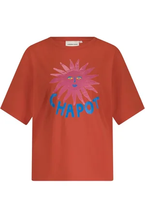 Fabienne Chapot Koszulki, Kobieta, Pomarańczowy, M, Fay T-shirt